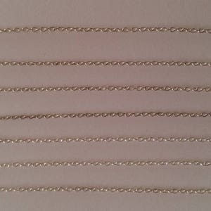 2 M of string SILVERED METAL clear 1.5 x 2 mm very fine - creating jewelry beads