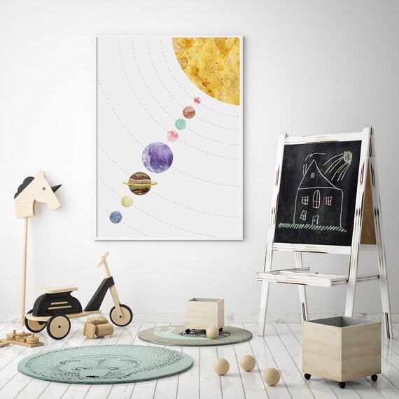 framed nursery wall art