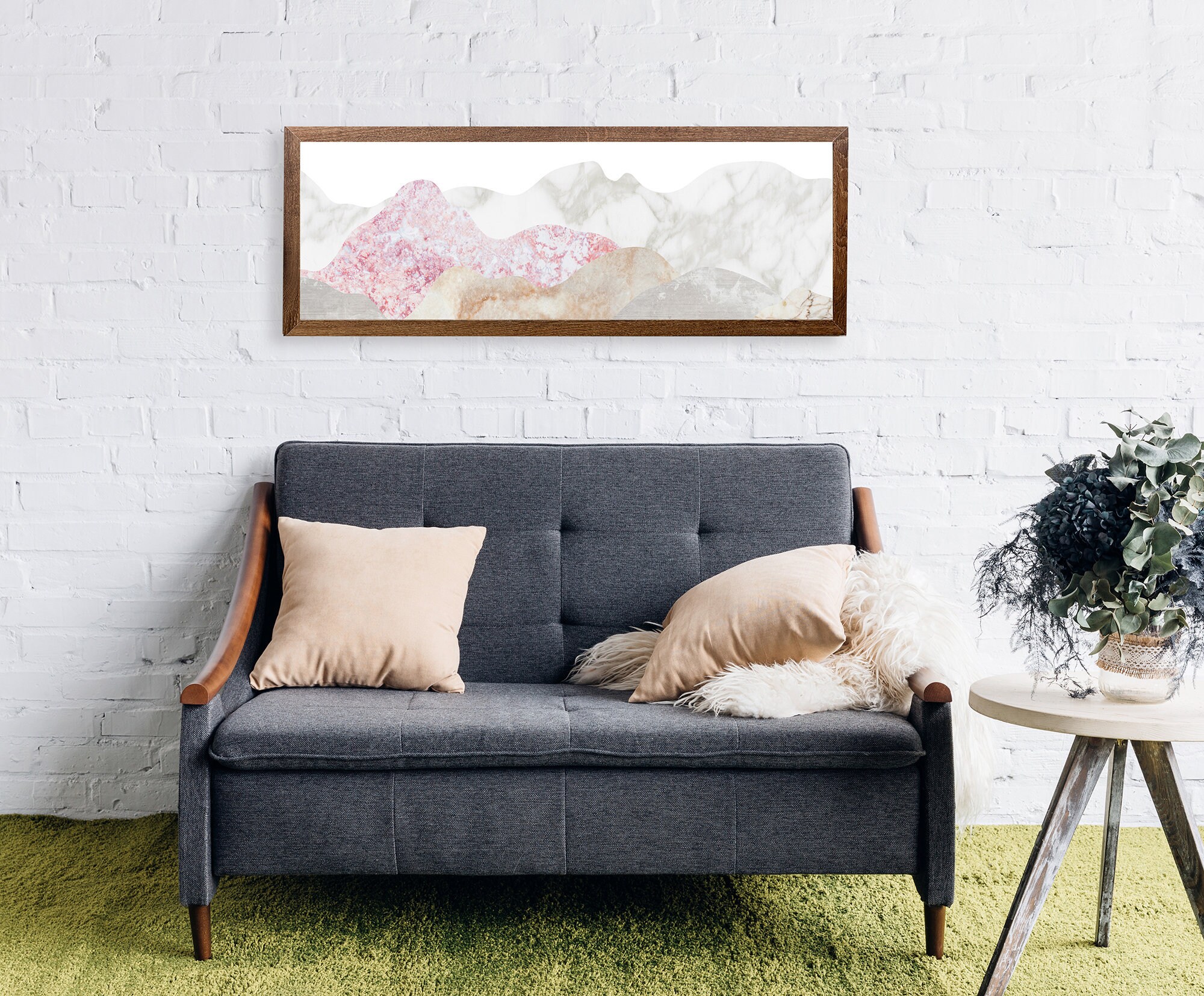 Mountain Extra Large Wall Art Framed Office Decor Nature Etsy