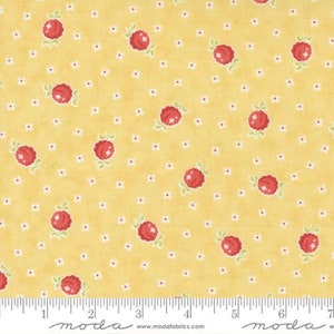 Stitched - Fig Tree - Raspberry Floral - Buttercup - 20431-12 - Fabric is sold in 1/2 yard increments and cut continuously