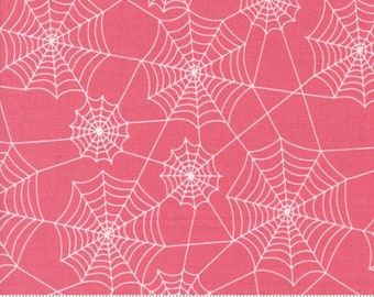 Hey Boo - Lella Boutique - Webs - Love Potion Pink - 5213-14 - Il tessuto è venduto in incrementi di 1/2 iarda e tagliato continuamente