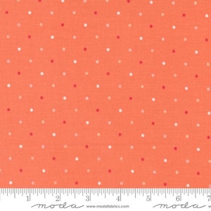 Magic Dot - Lella Boutique - Dots - Coral - 5230-11 - Der Stoff wird in 1/2 Yard Schritten verkauft und fortlaufend geschnitten