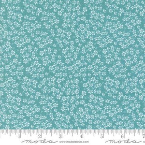 Laguna Sunrise - Sherri & Chelsi - Hafen - Teal - 37685-18 - Der Stoff wird in 1/2 Yard Schritten verkauft und fortlaufend geschnitten