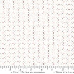 Eyelet - Fig Tree - Eyelet Dot - Ivory Cherry - 20488-85 - Fabric is sold in 1/2 yard increments and cut continuously