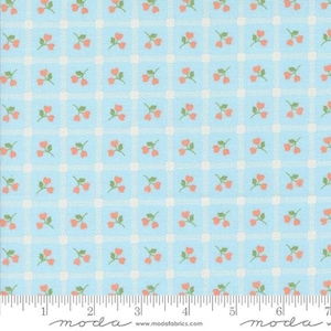 Dainty Meadow - My Sew Quilty Life - Picnic Petals - Sky - 31742-22 - Fabric is sold in 1/2 yard increments and cut continuously