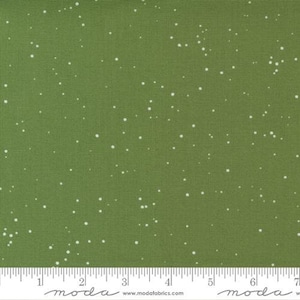 Merry Little Christmas - Bonnie & Camille - Snow Dot - Spruce - 55245-13 - Fabric is sold in 1/2 yard increments and cut continuously