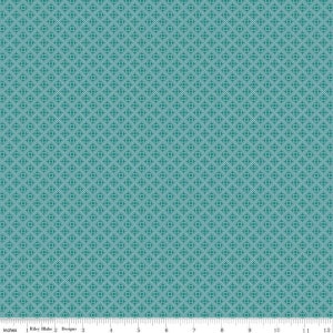 Bee Dots - Lori Holt - Sestina - C14173-Raindrop - Fabric is sold in 1/2 yard increments and cut continuously