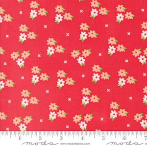 Laguna Sunrise - Sherri & Chelsi - Morining Glory - Geranie - 37682-16 - Der Stoff wird in 1/2 Yard Schritten verkauft und fortlaufend geschnitten