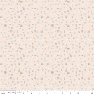 Autumn - Lori Holt - Squares - C14653-Latte - Fabric is sold in 1/2 yard increments and cut continuously