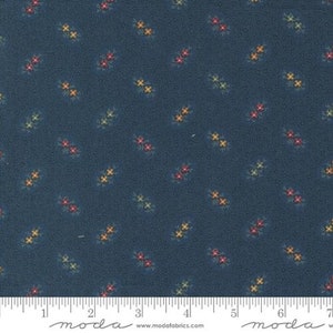 Chickadee Landing - Kansas Trouble - Twin Blooms - Bluebell - 9742-14 - Fabric is sold in 1/2 yard increments and cut continuously