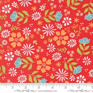 Laguna Sunrise - Sherri & Chelsi - Wild Rose - Geranie - 37680-16 - Der Stoff wird in 1/2 Yard Schritten verkauft und fortlaufend geschnitten
