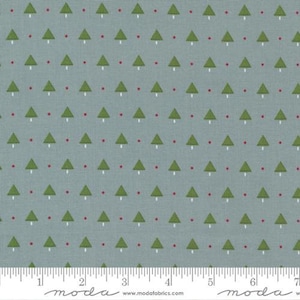 Merry Little Christmas  - Bonnie & Camille - Little Tree - Silver - 55246-17 - Fabric is sold in 1/2 yard increments and cut continuously