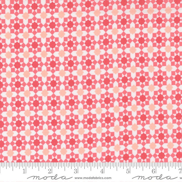 Love Note - Lella Boutique - First Crush - Tea Rose - 5152-26 - Fabric is sold in 1/2 yard increments and cut continuously