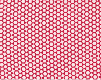 One Fine Day - Bonnie & Camille - Shine - Red - 55236-11 - Fabric is sold in 1/2 yard increments and cut continuously