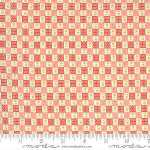 Strawberries & Rhubarb  - Fig Tree - Hopscotch - Strawberry - 20404-11 - Fabric is sold in 1/2 yard increments and cut continuously