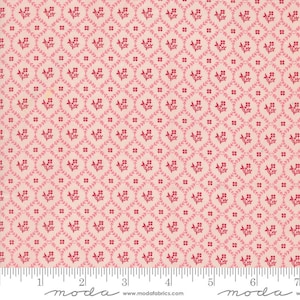 My Summer House - Bunny Hill Designs - Trellis Blooms - Blush - 3042-16 - Fabric is sold in 1/2 yard increments and cut continuously