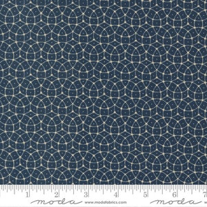 Back To Basics - Kansas Trouble - Mosaic - Blueberry - 9720-14 - Fabric is sold in 1/2 yard increments and cut continuously