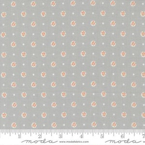 Peachy Keen - Corey Yoder - Posy - Grey - 29174-12 - Fabric is sold in 1/2 yard increments and cut continuously