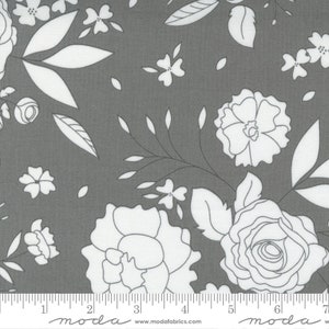 Piękny dzień - Corey Yoder - Blooms - Łupkowy - 29132-24 - Tkanina sprzedawana jest w odcinkach 1/2 jarda i cięta na bieżąco