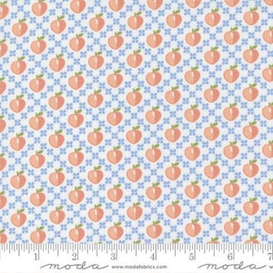 Peachy Keen - Corey Yoder - Peaches - Off White - 29171-11 - Fabric is sold in 1/2 yard increments and cut continuously