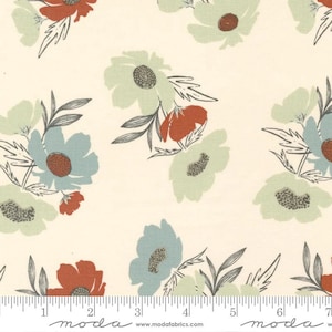 Woodland Wildflowers - Fancy That Design House - Bold Bloom - Cream - 45582-11 - Fabric is sold in 1/2 yd increments and cut continuously
