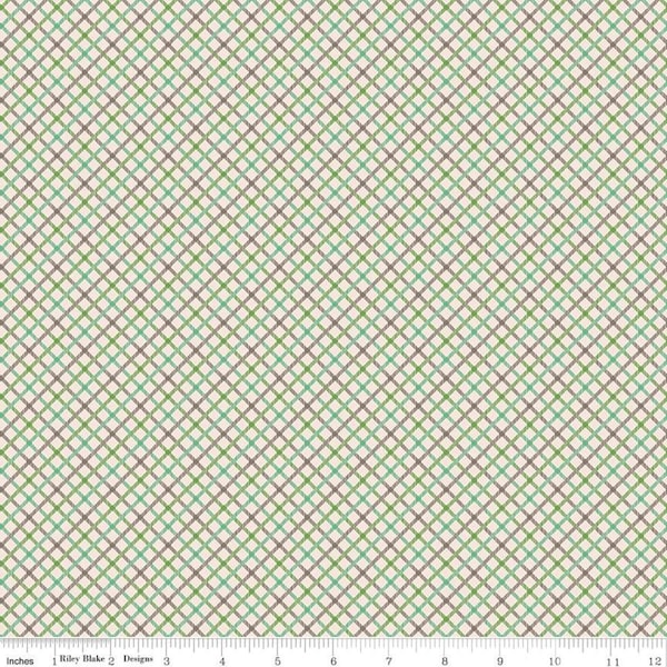 Prim - Lori Holt - Homespun - Clover - C9699-Clover - Fabric is sold in 1/2 yard increments