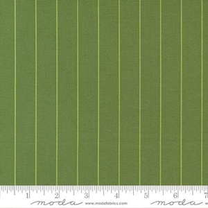 Merry Little Christmas - Bonnie & Camille - Holiday Stripe - Spruce - 55244-13 - Fabric is sold in 1/2 yard increments and cut continuously