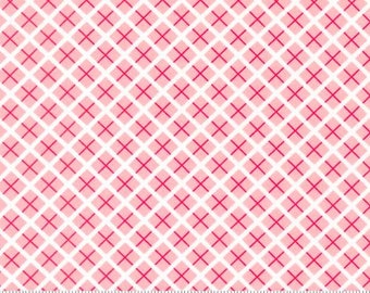 Berry Basket - April Rosenthal - Trellis - Strawberry - 24155-13 - Fabric is sold in 1/2 yard increments and cut continuously