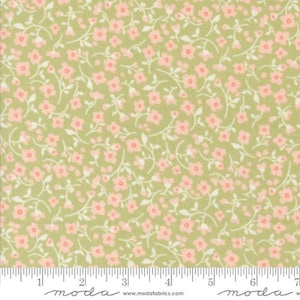 Dainty Meadow - My Sew Quilty Life - Meadow - Pear - 31744-20 - Fabric is sold in 1/2 yard increments and cut continuously