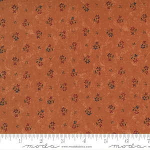 Hope Blooms - Kansas Trouble - Lazy Daisy - Bittersweet - 9676-17 - Fabric is sold in 1/2 yard increments and cut continuously