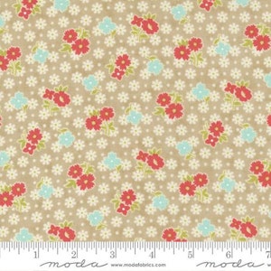 Stitched - Fig Tree - Bloomers Floral - Pebble - 20432-16 - Fabric is sold in 1/2 yard increments and cut continuously
