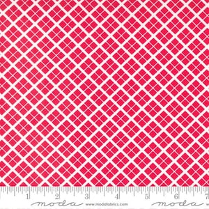 Berry Baskey - April Rosenthal - Trellis - Cranberry - 24155-12 - Fabric is sold in 1/2 yard increments and cut continuously