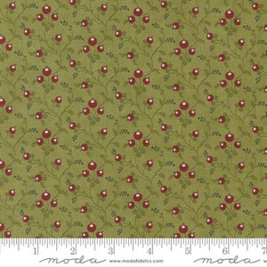 Union Square - Minick & Simpson - Berry Vine - Green - 14953-13 - Fabric is sold in 1/2 yard increments and cut continuously