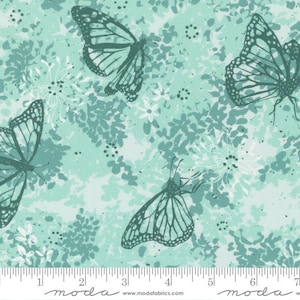 Sundance - Crystal Manning - Monarchs Milkweed - Breeze - 11903-19 - Stof wordt verkocht in 1/2 yard belastend en continu gesneden