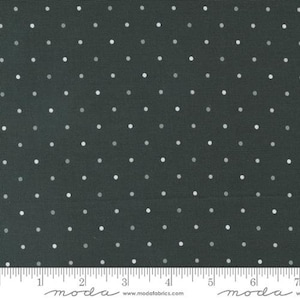Magic Dot - Lella Boutique - Dots - Charcoal - 5230-36 - Der Stoff wird in 1/2 Yard Schritten verkauft und fortlaufend geschnitten