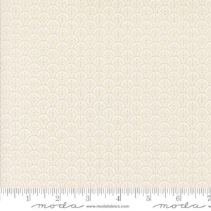Agatha Road - Fig Tree - Scallops - Ghost - 35415-11 - Fabric is sold in 1/2 yard increments and cut continuously