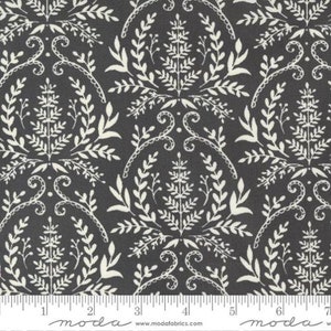 Happiness Blooms - Deb Strain - Damask - Slate - 56053-15 - Fabric is sold in 1/2 yard increments and cut continuously