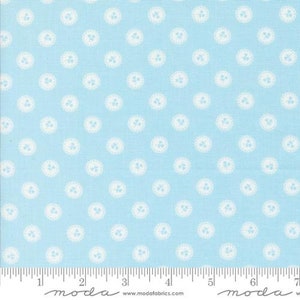 Dainty Meadow - My Sew Quilty Life - Dainty Dot - Sky - 31746-22 - Fabric is sold in 1/2 yard increments and cut continuously
