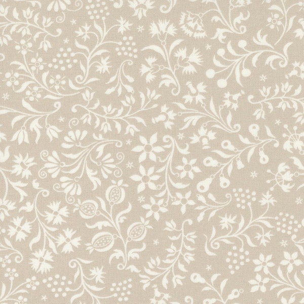 Harvest Moon - Fig Tree - Autumn Bounty - Smoke Ghost - 20471-21 - Fabric is sold in 1/2 yard increments and cut continuously