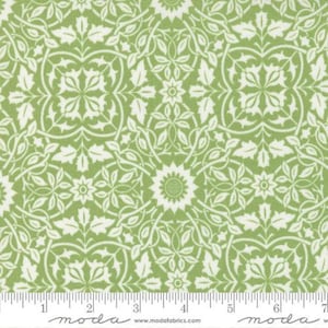 Christmas Stitched - Fig Tree - Tapestry - Pine - 20446-12 - Fabric is sold in 1/2 yard increments and cut continuously