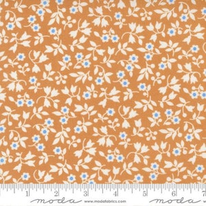 Fruit Cocktail - Fig Tree - Berry Blooms - Tangerine - 20465-17 - Fabric is sold in 1/2 yard increments and cut continuously