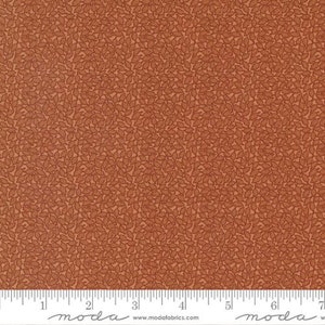 Fluttering Leaves - Kansas Trouble - Petite Leaves - Bittersweet - 9736-17 - Fabric is sold in 1/2 yard increments and cut continuously