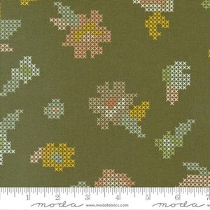 Dawn On The Prairie: Cross Stitch in Moss Dawn On The Prairie: Cross Stitch in Moss