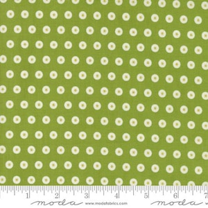 Raspberry Summer - Sherri & Chelsi - Dots - Fresh Grass - 37692-18 - Fabric is sold in 1/2 yard increments and cut continuously