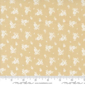 Flower Girl - My Sew Quilty Life - Blooms - Wheat - 31734-12 - Fabric is sold in 1/2 yard increments and cut continuously