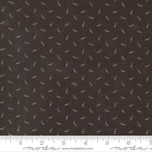 Fluttering Leaves - Kansas Trouble - Dots - Bark - 9738-18 - Fabric is sold in 1/2 yard increments and cut continuously