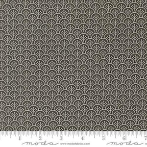 Agatha Road - Fig Tree - Scallops - Midnight - 35415-15 - Fabric is sold in 1/2 yard increments and cut continuously