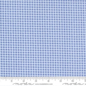 Peachy Keen - Corey Yoder - Gingham - Blue - 29176-24 - Fabric is sold in 1/2 yard increments and cut continuously