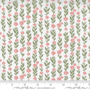 Country Rose - Lella Boutique - Climbing Vine - Cloud - 5171-11 - Fabric is sold in 1/2 yard increments and cut continuously