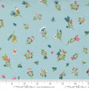 Songbook A New Page - Fancy That House Design - Blessings - Mist - 45555-18 - Fabric is sold in 1/2 yard increments  and cut continuously